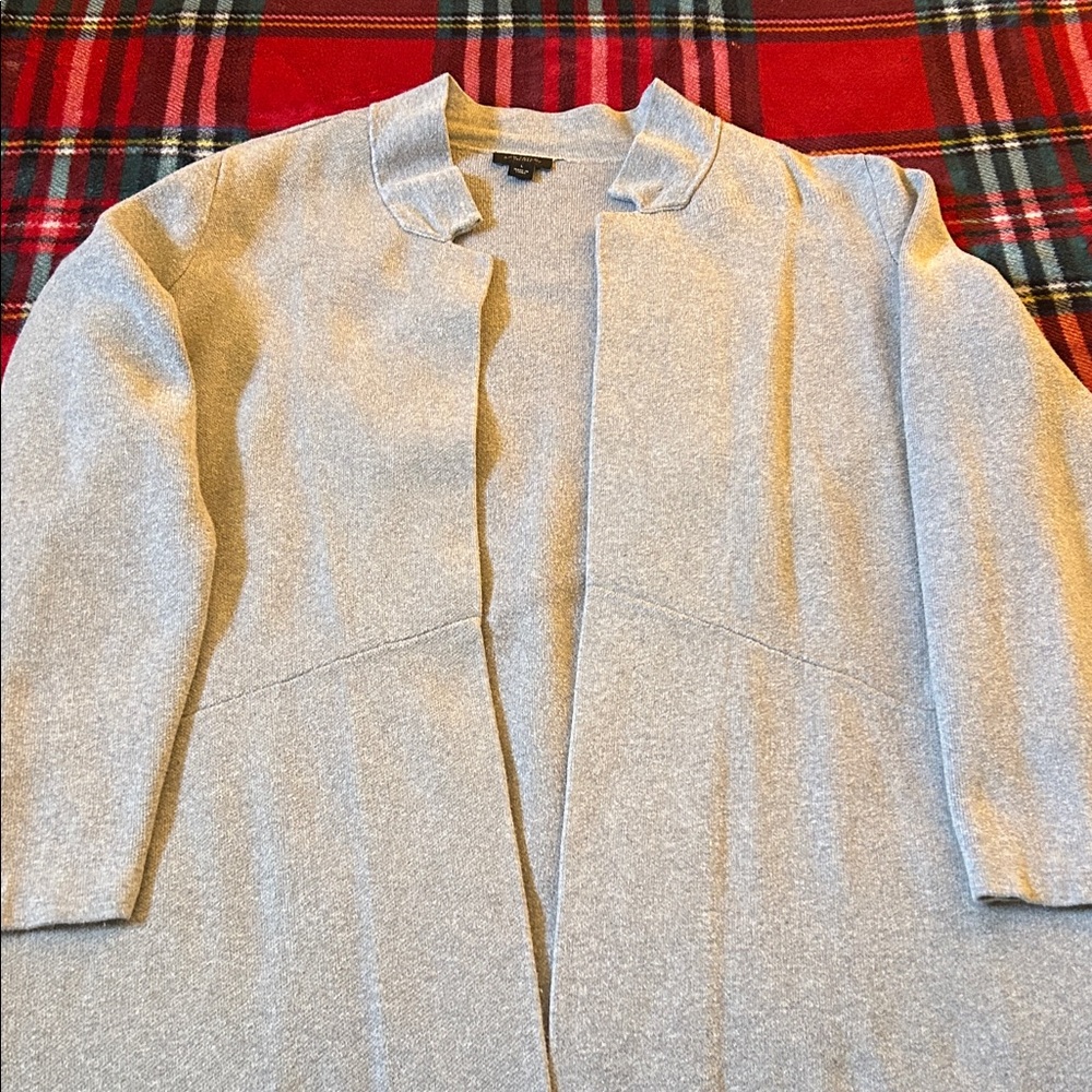 Ann Taylor open grey coat